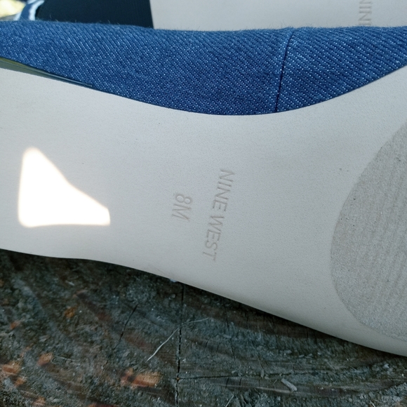 Nine West denim lace-up flats - Picture 8 of 12